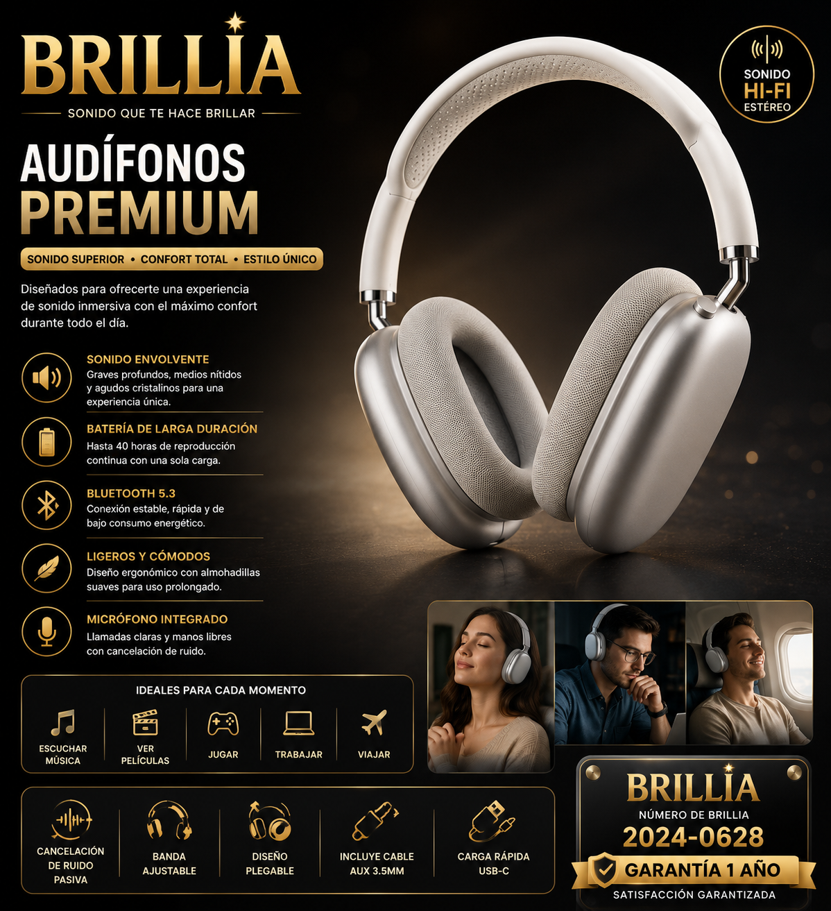 Auriculares PRO Max gris