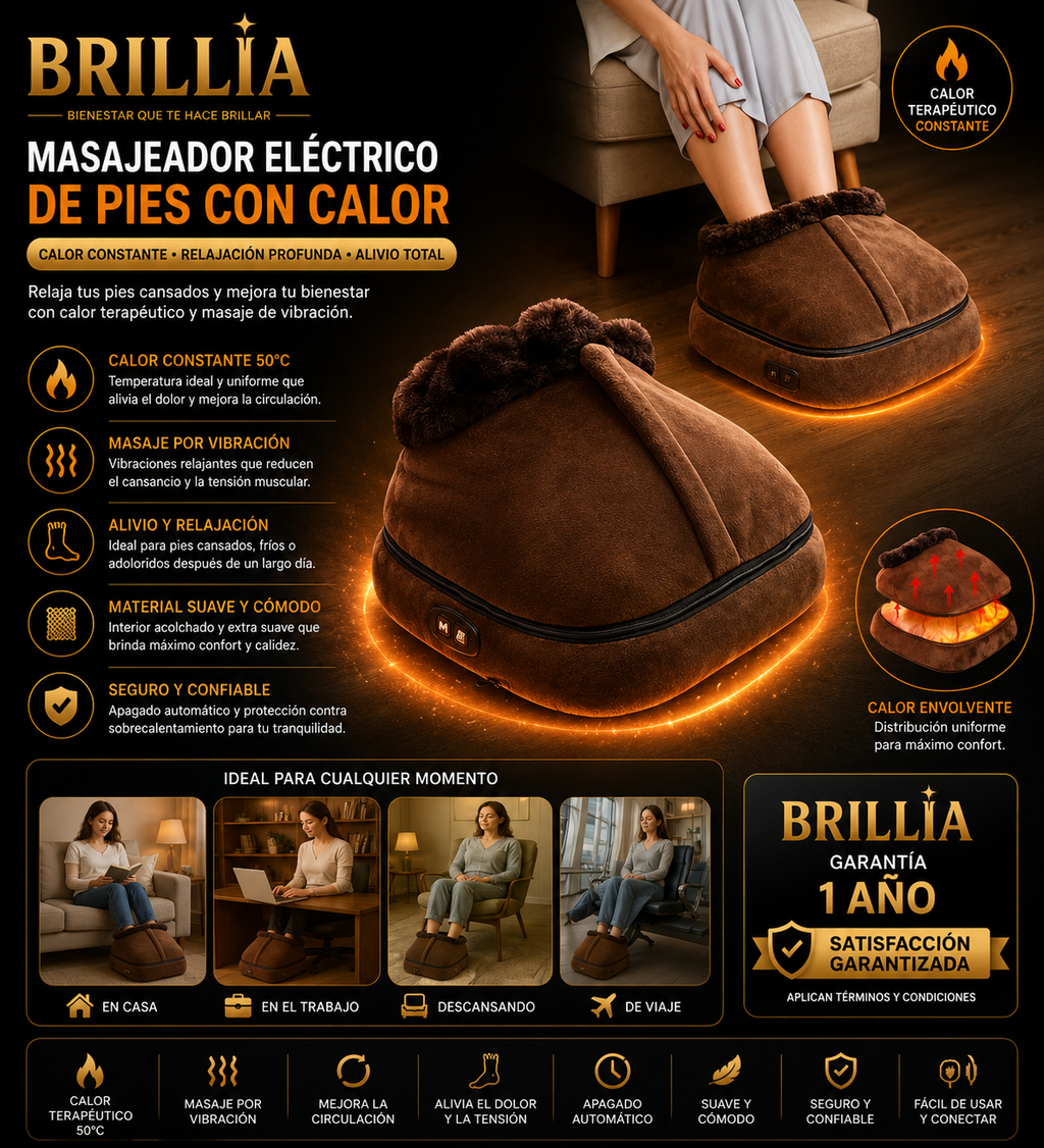 Calentador de pies eléctrico