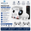 Proyector 2 en 1 con videojuegos